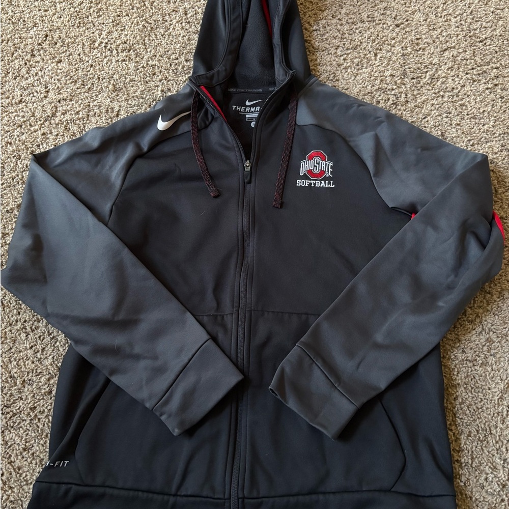 Nike Black and Gray Men's Jacket
